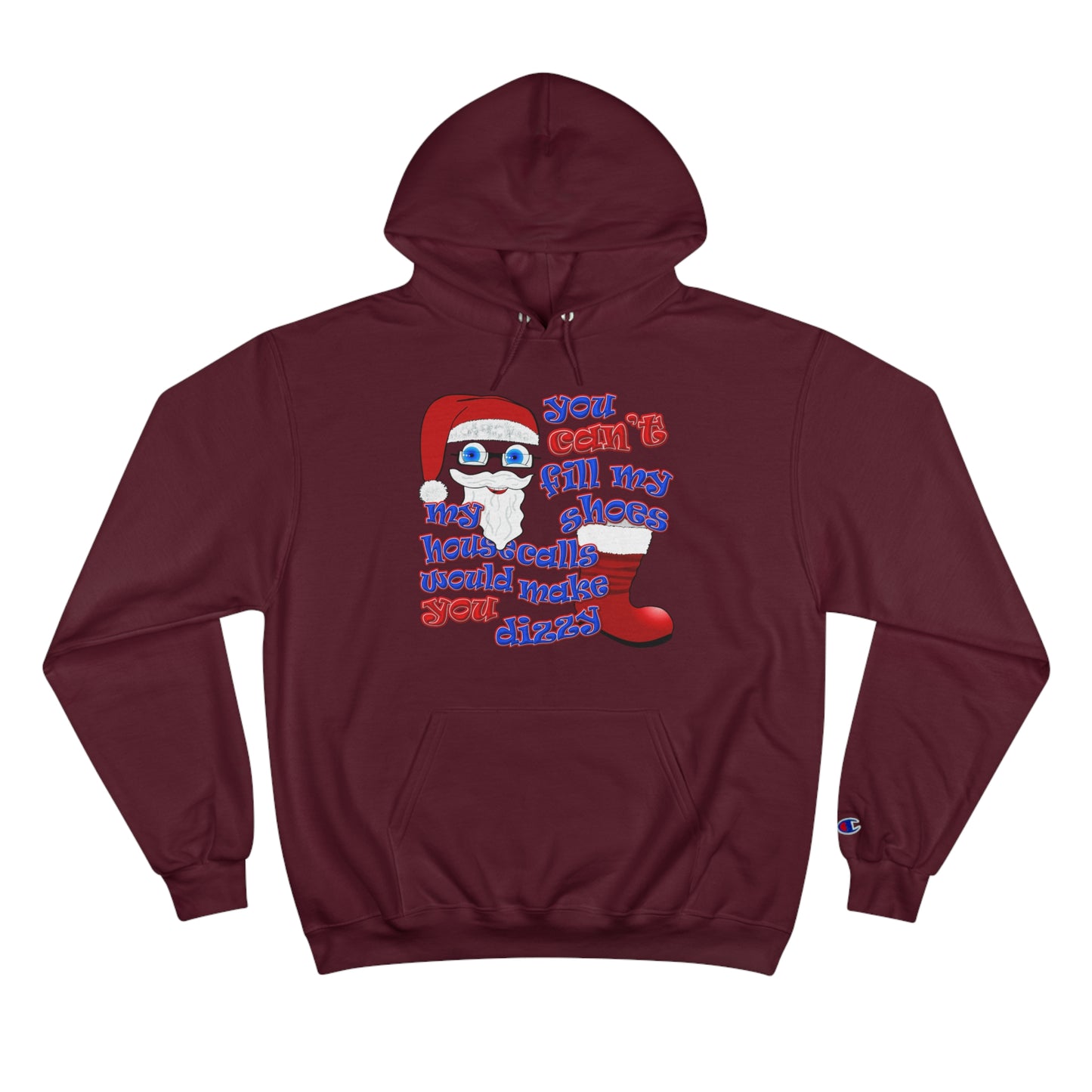 santa's shoes - Champion Hoodie