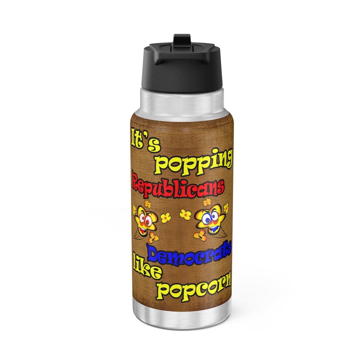 popping like popcorn - Gator Tumbler, 32oz  (brown papyrus)