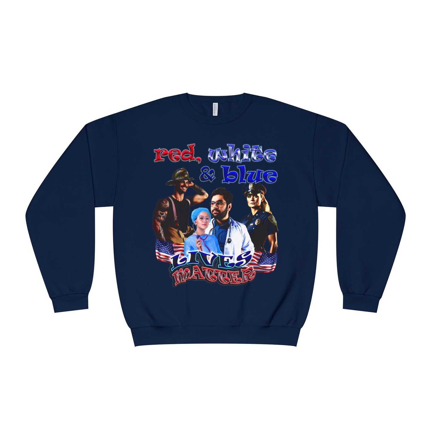 rw&b lives matter - Unisex NuBlend® Crewneck Sweatshirt