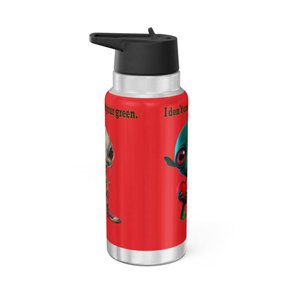 I don't care that your grey - Gator Tumbler, 32oz (red)