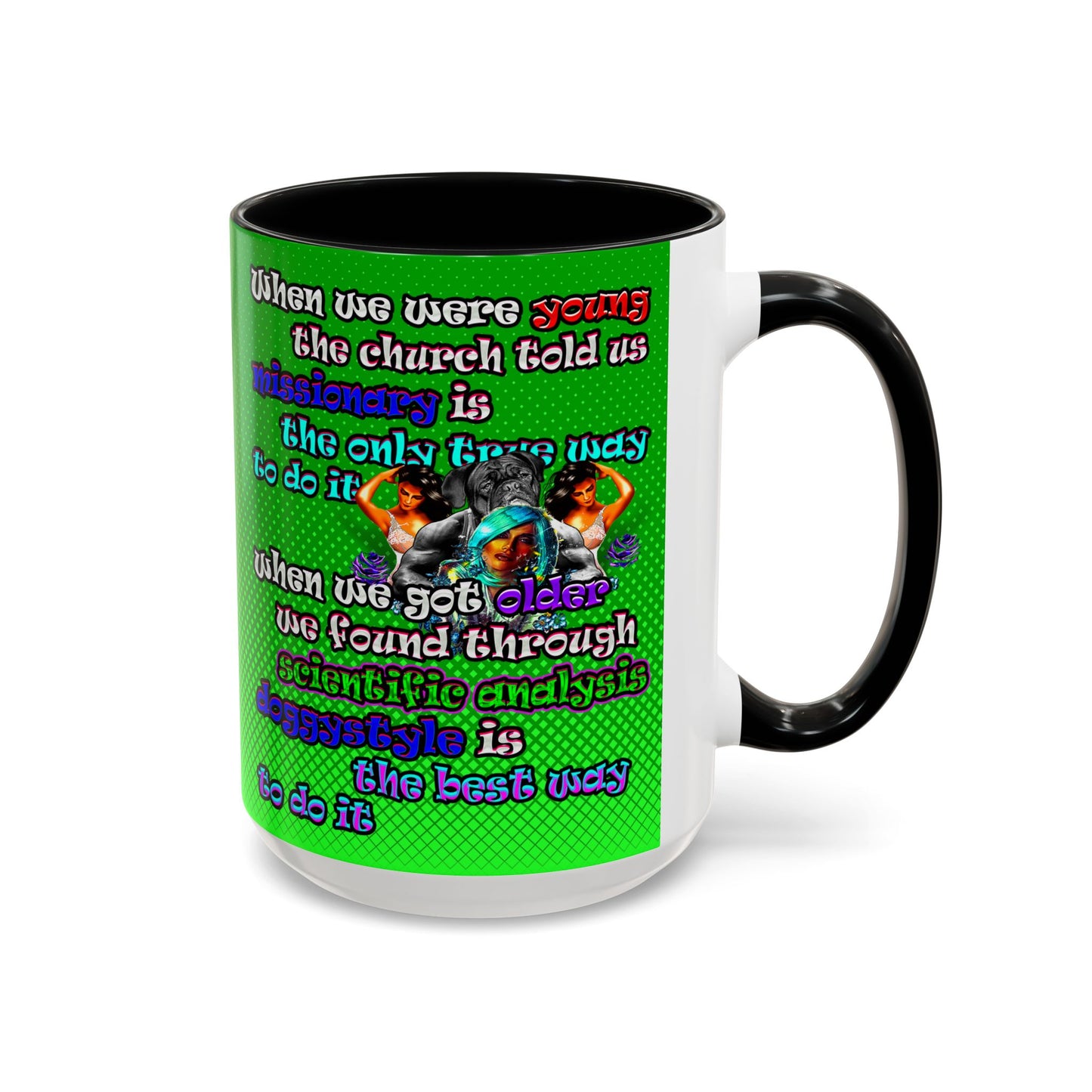 doggystyle - Accent Mug (logo green)