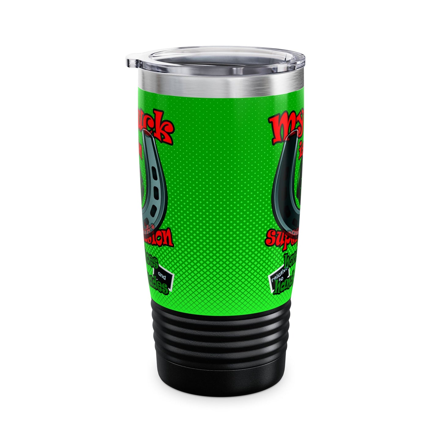 my luck - Ringneck Tumbler, 20oz (logo green)