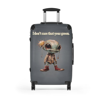 I don't care that your green - Suitcase (grey-light grey)