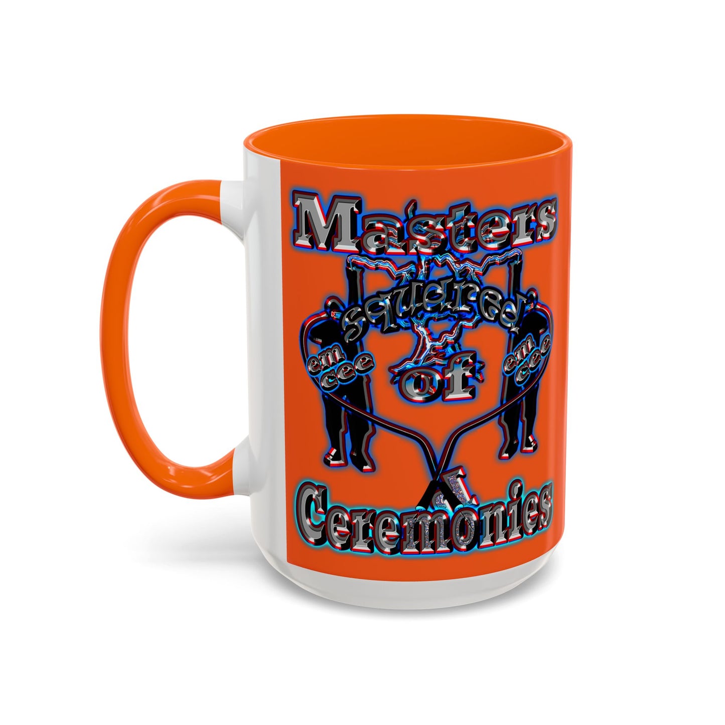 em cee squared - Accent Mug (orange)
