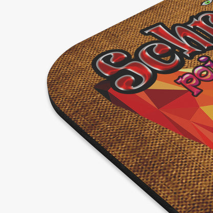 schrodinger's cat - Mouse Pad (Rectangle) (brown papyrus)