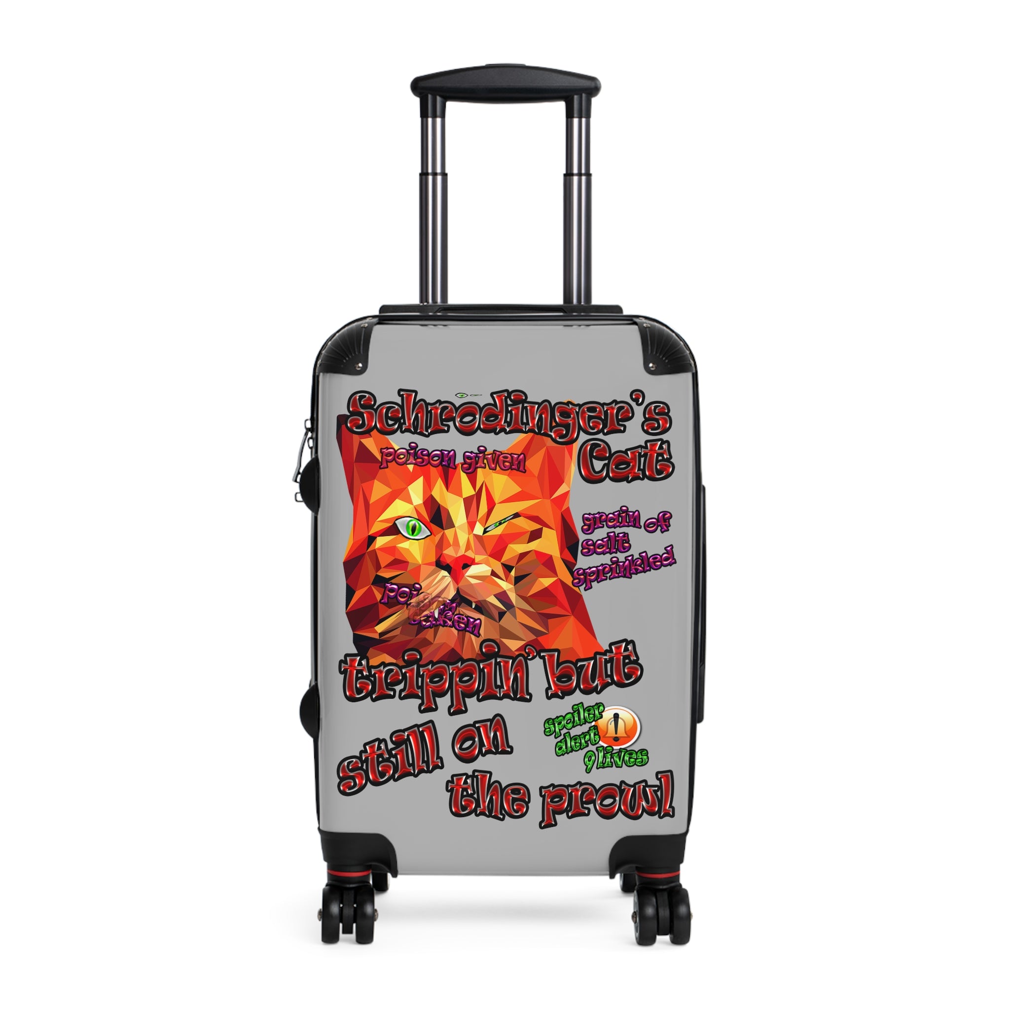 schrodinger's cat - Suitcase (light grey)