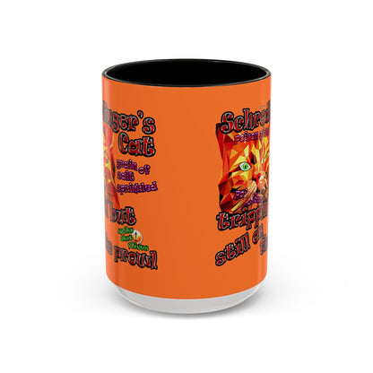 schrodinger's cat - Accent Mug (crusta)