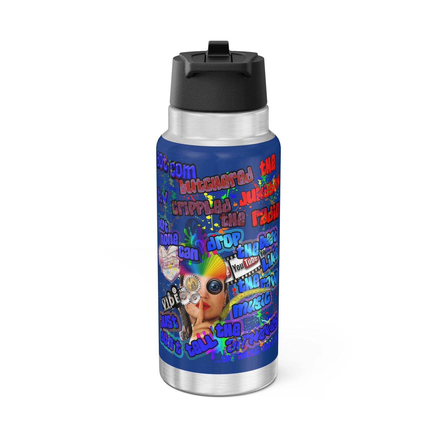 drop the beat - Gator Tumbler, 32oz (dark blue)
