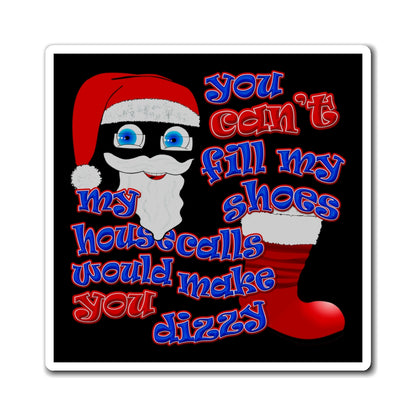 santa's shoes - Magnets - (black)