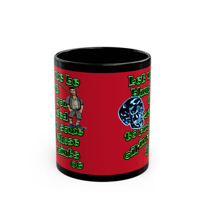 og - Black Mug (dark red)
