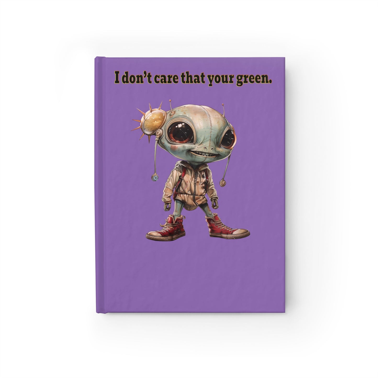 I don't care that your green - journal-blank (light purple)