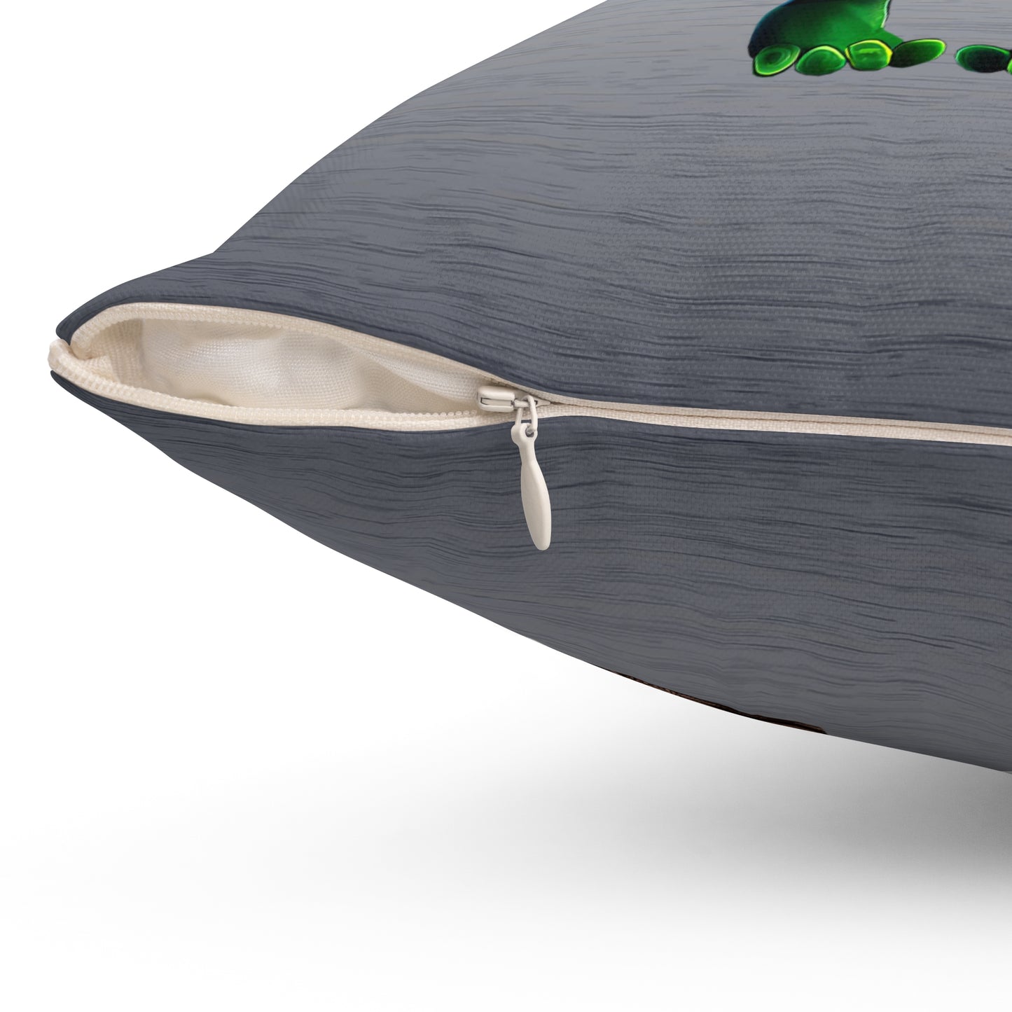 I don't care that your grey - Spun Polyester Square Pillow - (brushed nickel)