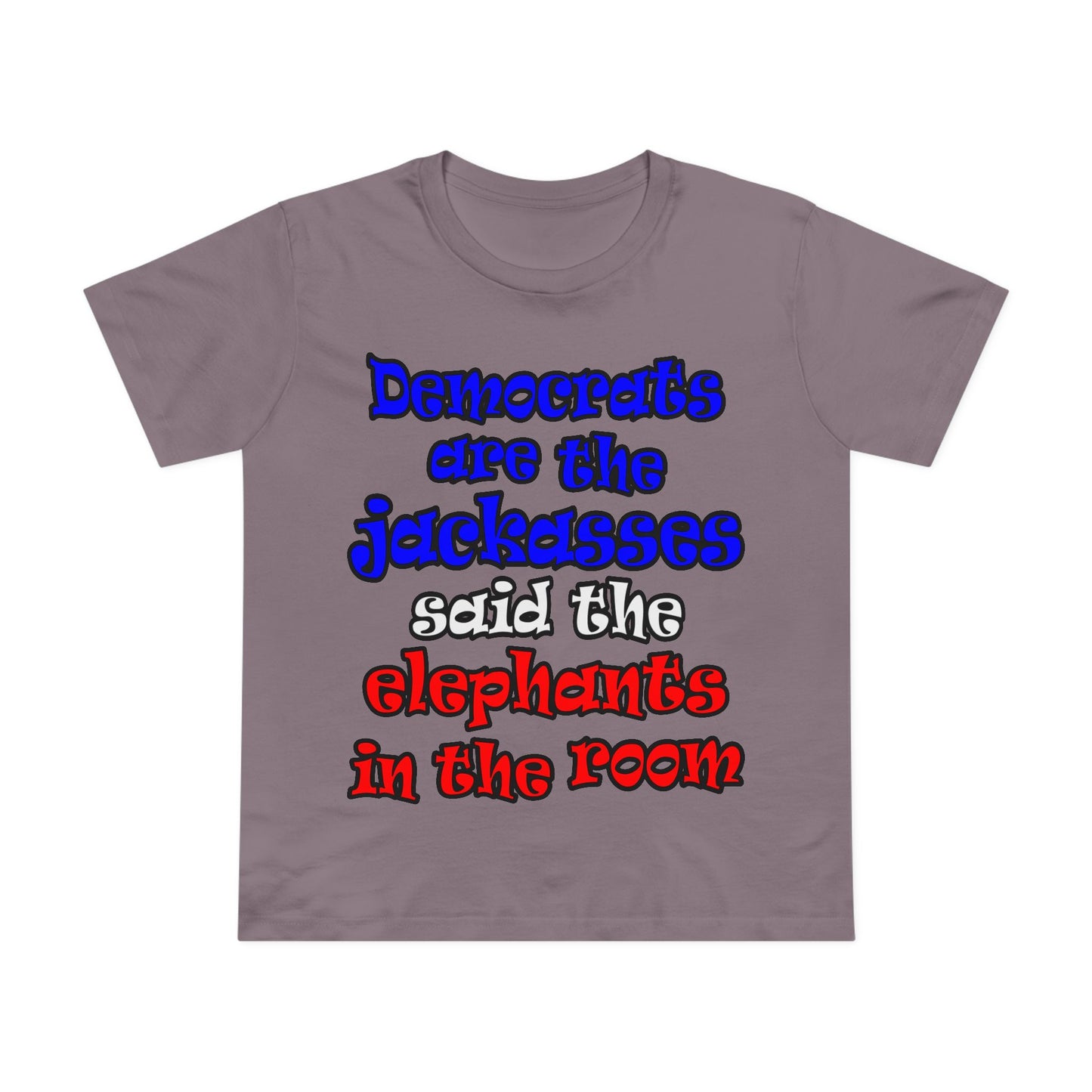 donkeys and elephants - Women’s Maple Tee
