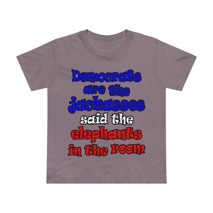 donkeys and elephants - Women’s Maple Tee