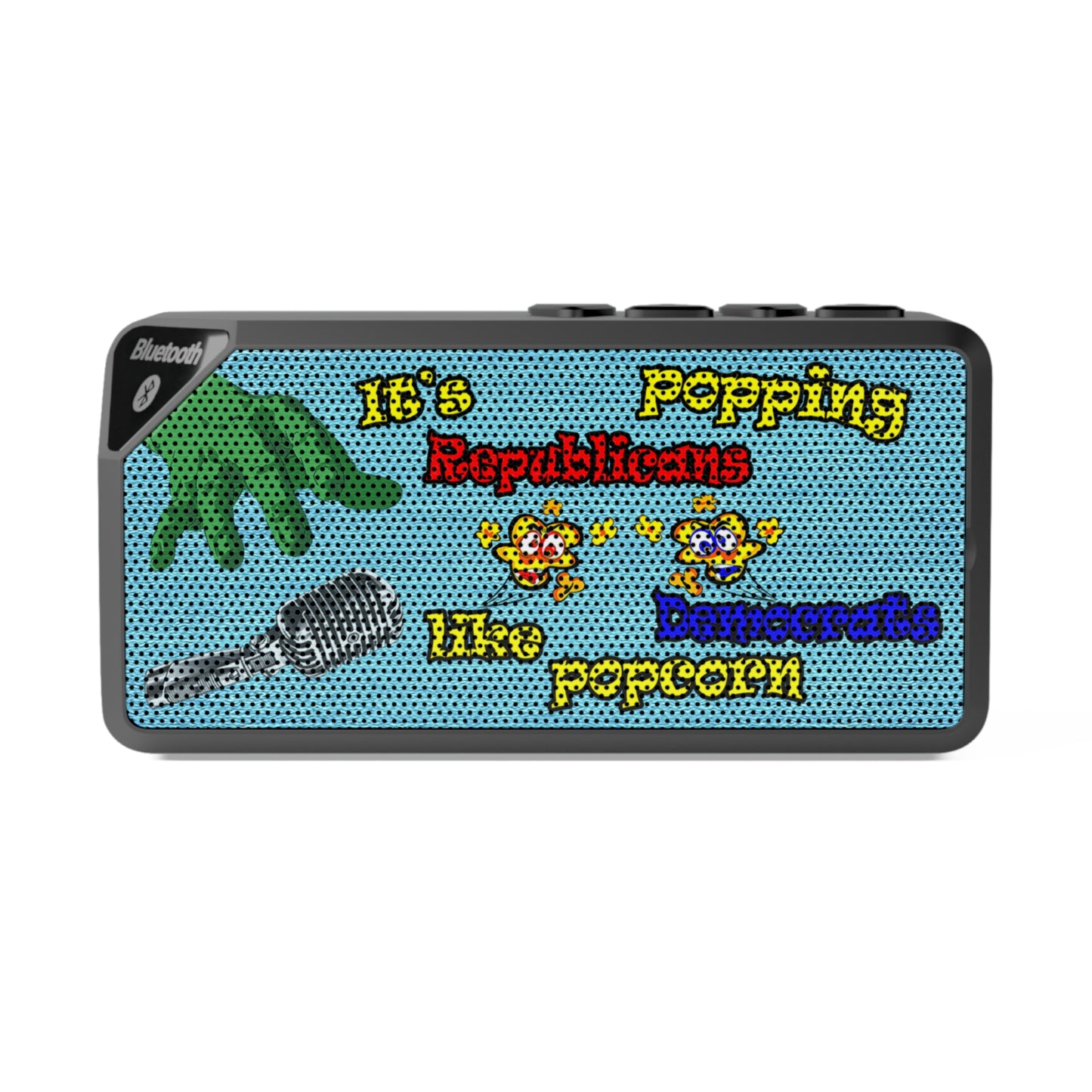 popping like popcorn - Jabba Bluetooth Speaker (faded blue)