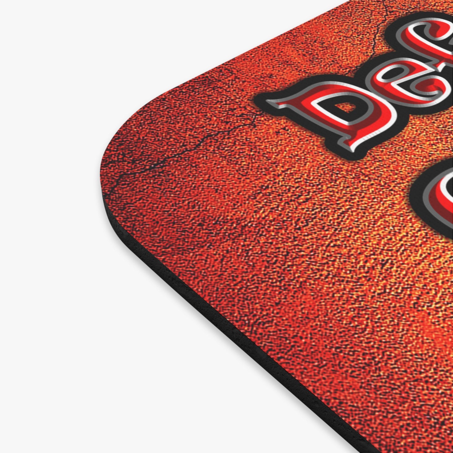 defy conquer reach - Mouse Pad (Rectangle) (burnt orange)