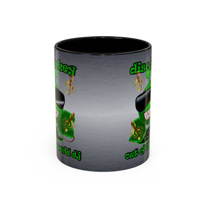 disc jockey - Accent Mug (brushed nickel)