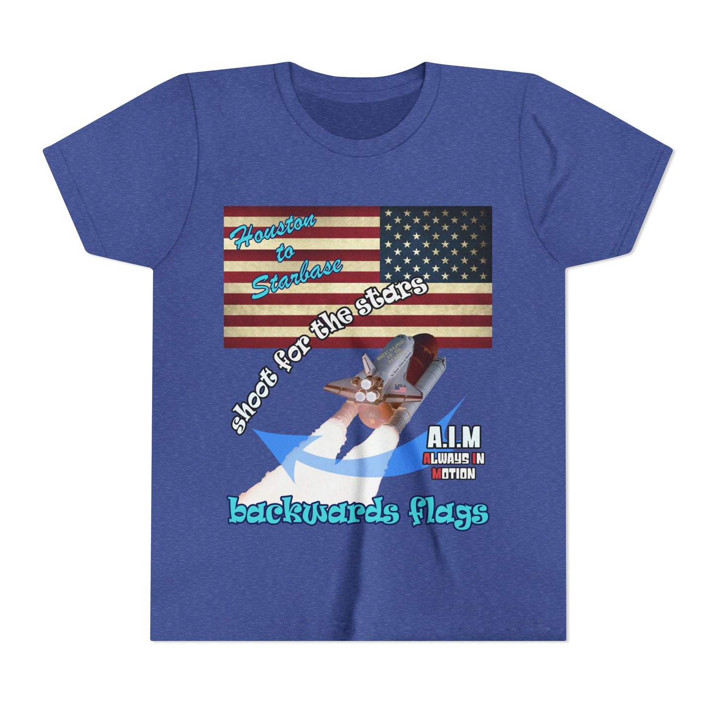 shoot for the stars - Youth Short Sleeve Tee