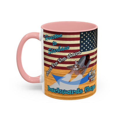 shoot for the stars - Accent Mug (butterscotch wood finish)