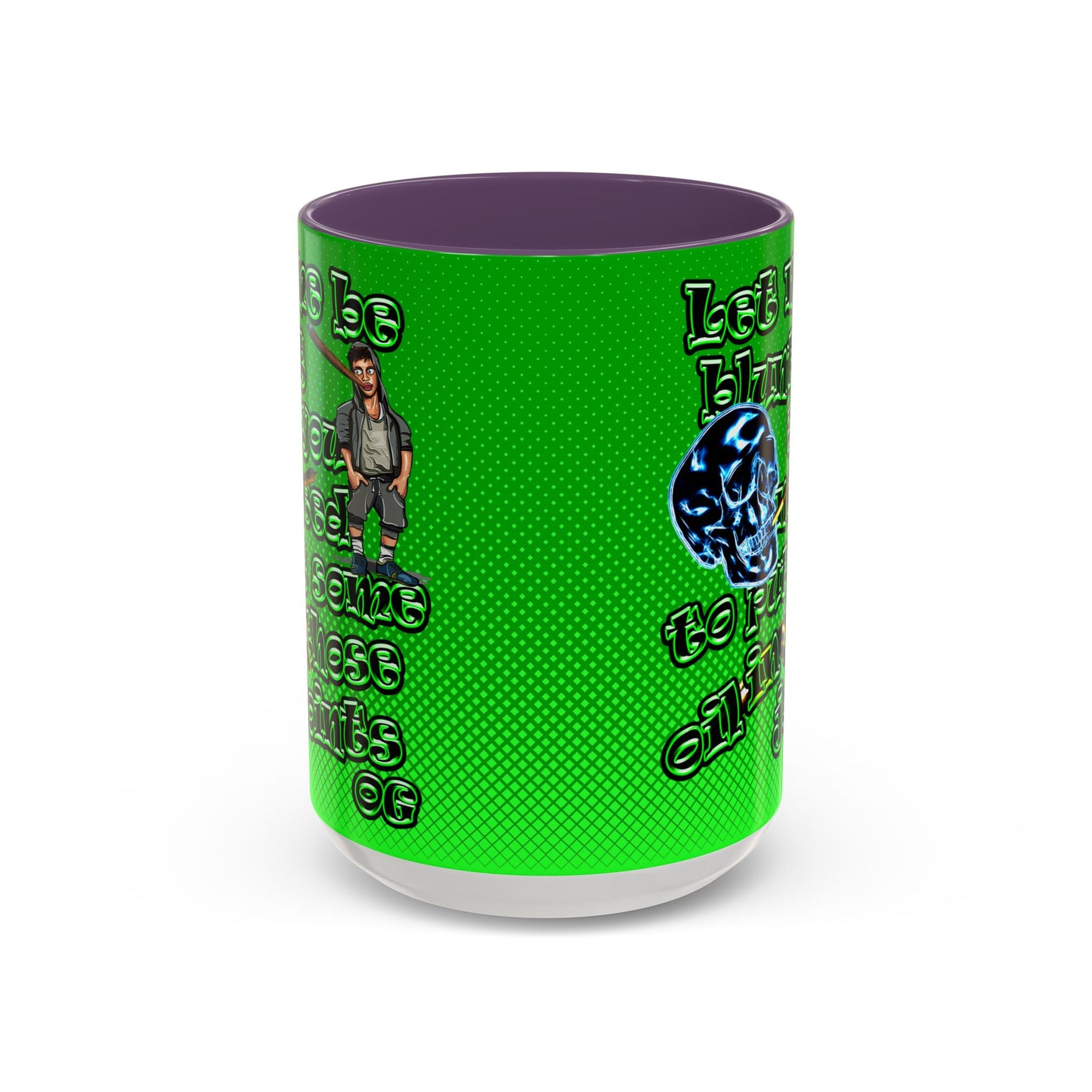 og - Accent Mug (logo green)