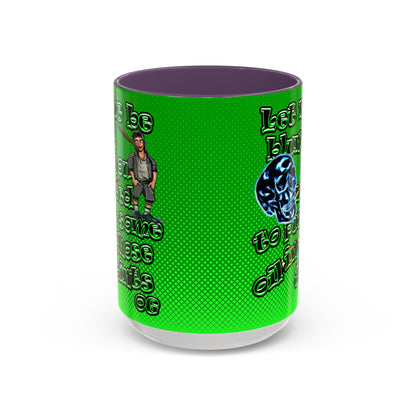 og - Accent Mug (logo green)