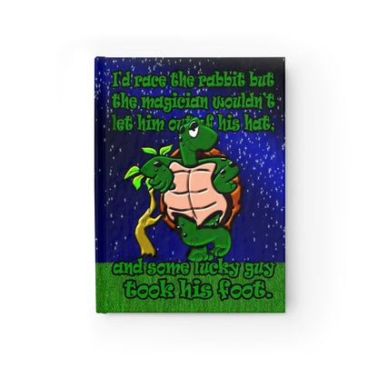 turtle race - journal-lined ('snoops' background)