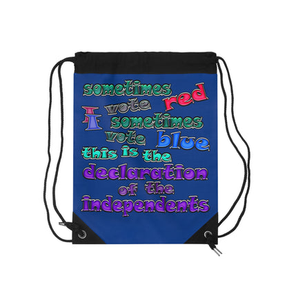declaration of the independents - Drawstring Bag (dark blue)
