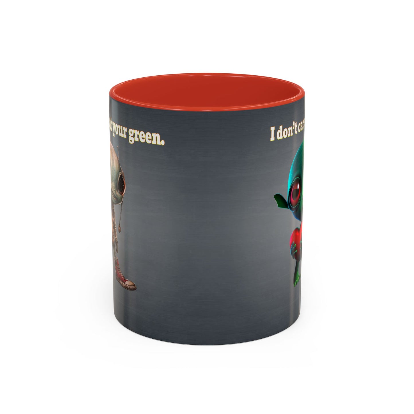 I don't care that your grey - Accent Mug (grey-light grey)