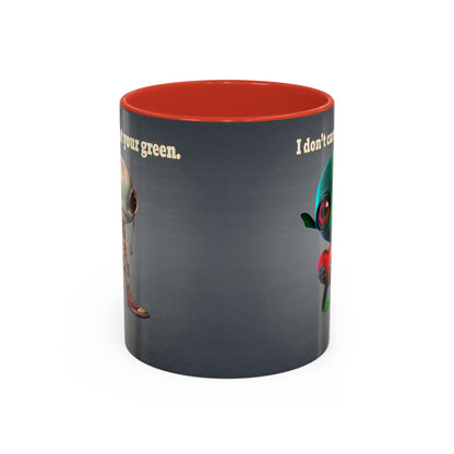 I don't care that your grey - Accent Mug (grey-light grey)