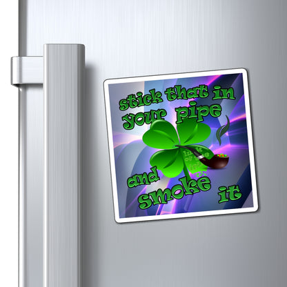 stick that in your pipe and smoke it - Magnets - (grey-pink wave)