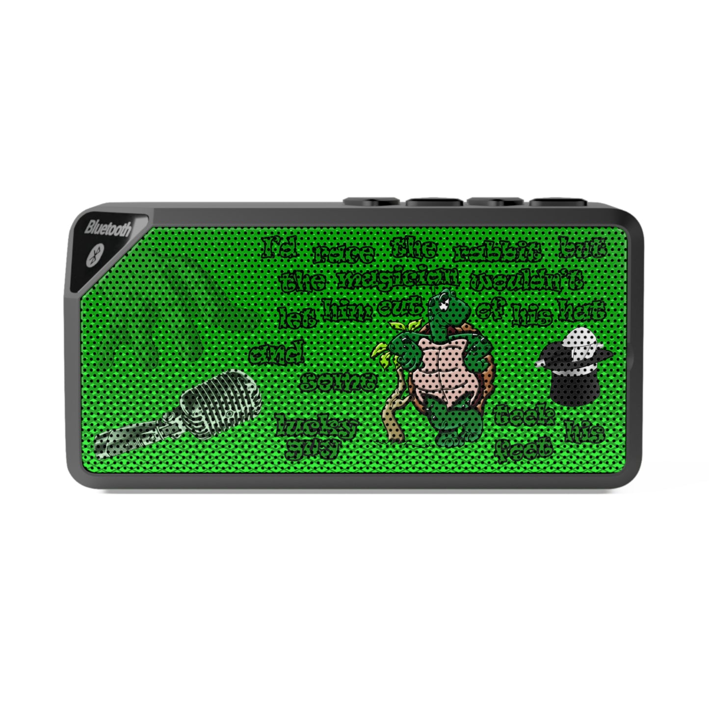 turtle race - Jabba Bluetooth Speaker (logo green)