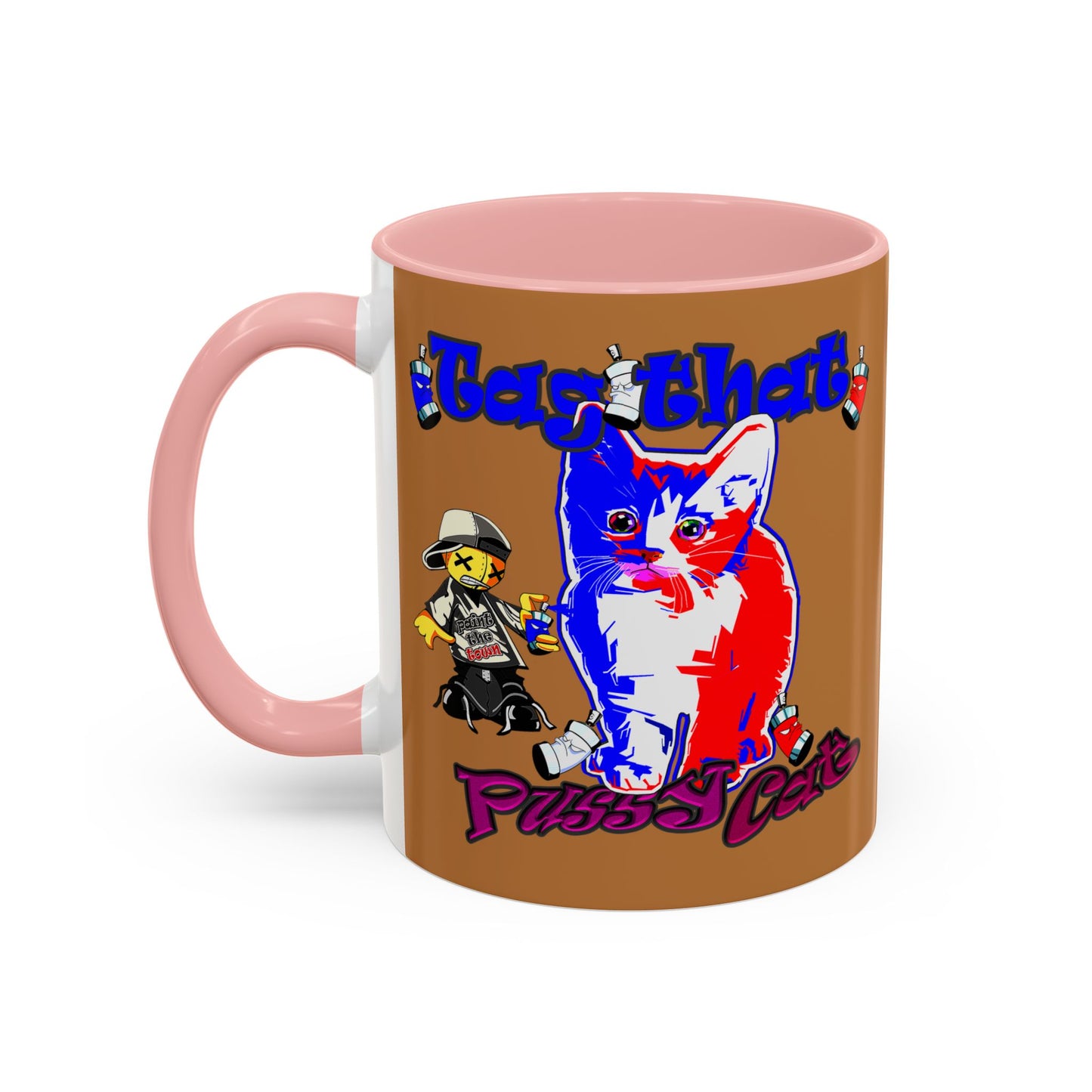 tag that - Accent Mug (light brown)