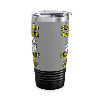 shoot the moon again - Ringneck Tumbler, 20oz (grey)