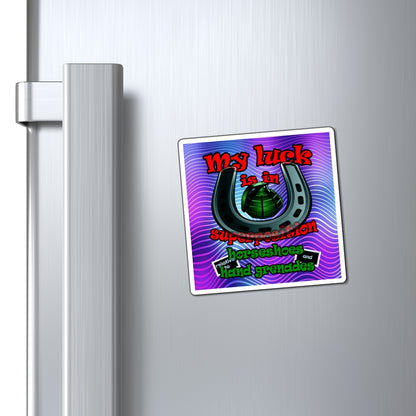my luck - Magnets - (purple wave)