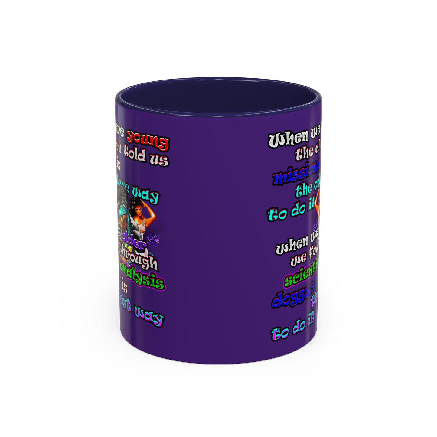 doggystyle - Accent Mug (purple)