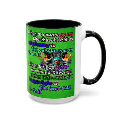 doggystyle - Accent Mug (green turf)