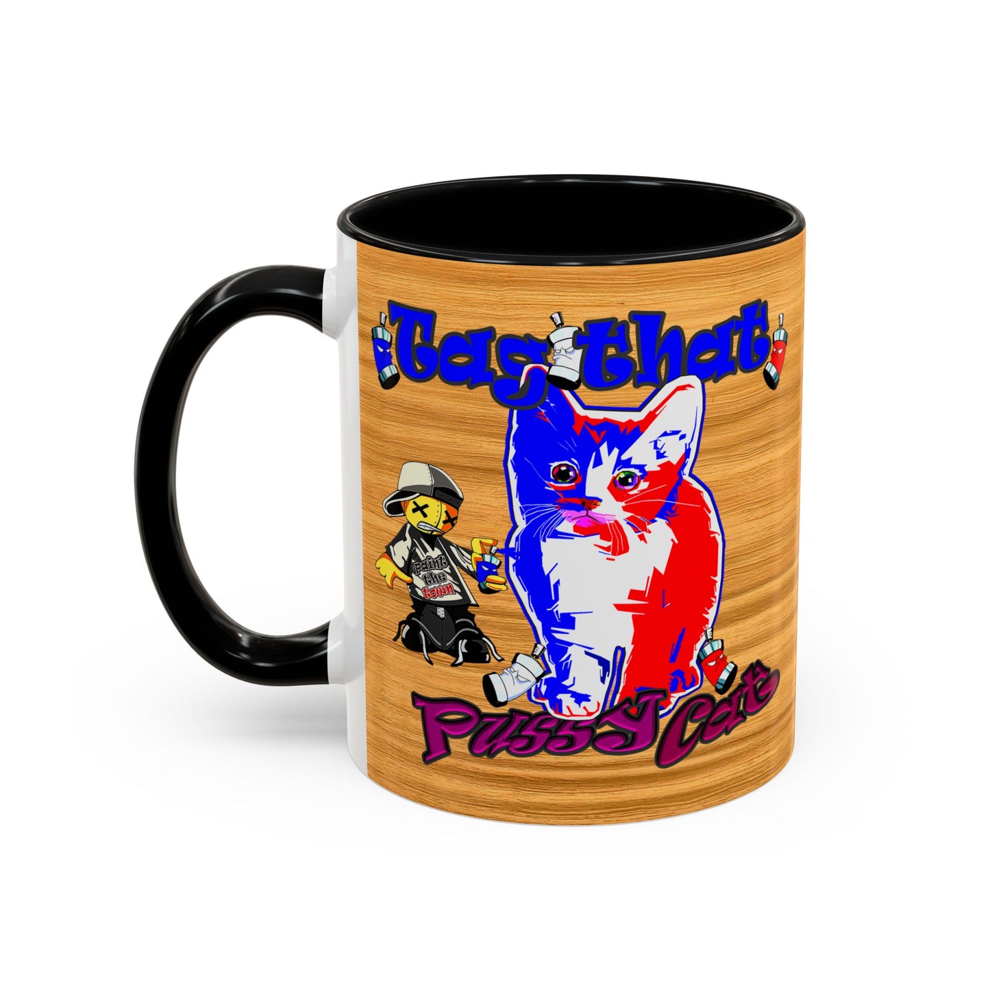tag that - Accent Mug (butterscotch wood finish)