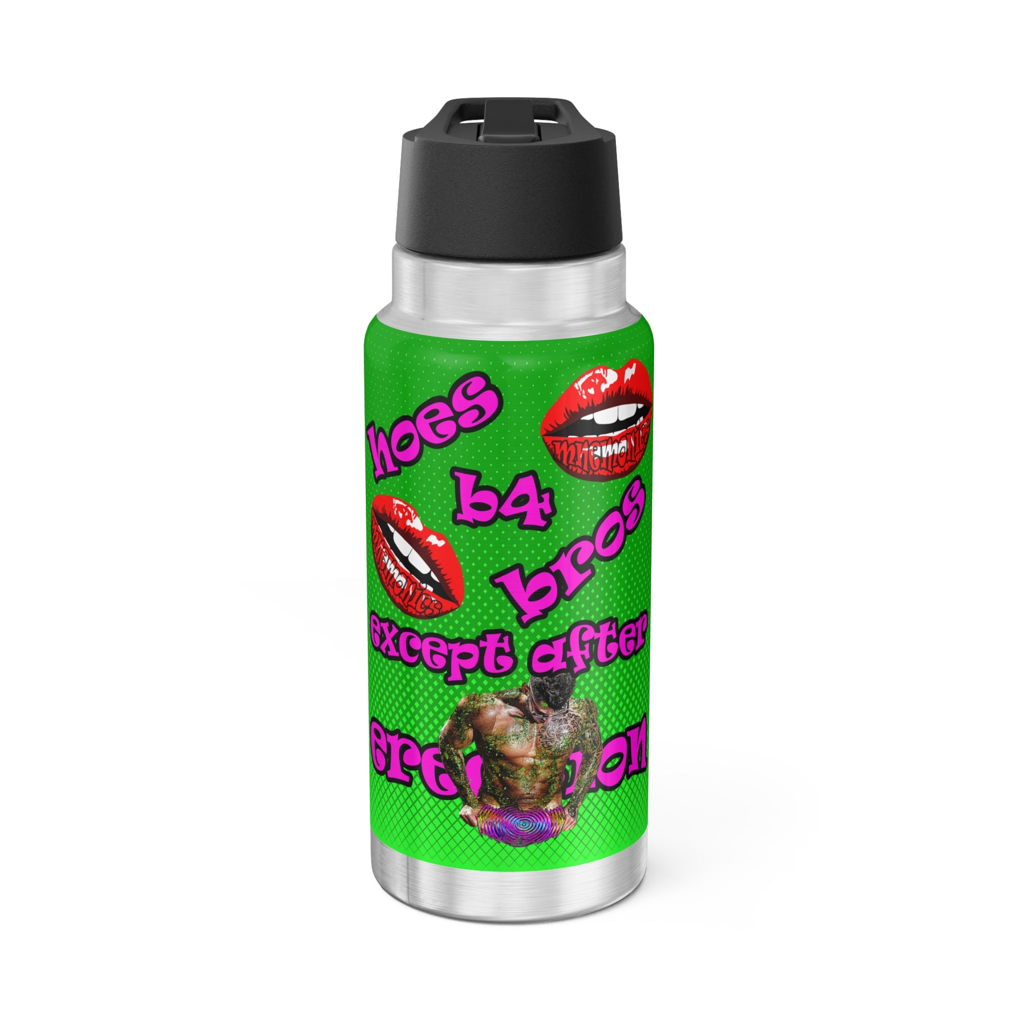 hoes b4 bros - Gator Tumbler, 32oz  (logo green)