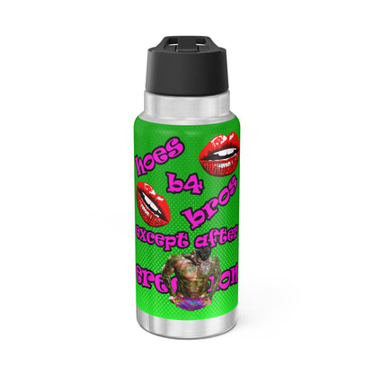 hoes b4 bros - Gator Tumbler, 32oz  (logo green)