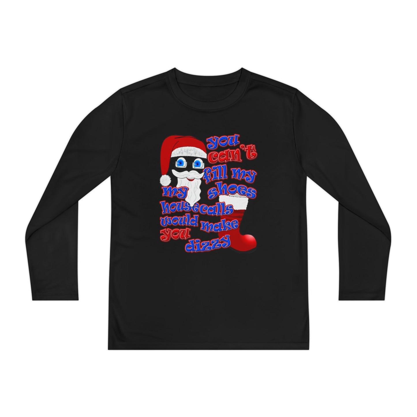 santa's shoes - Youth Long Sleeve Competitor Tee
