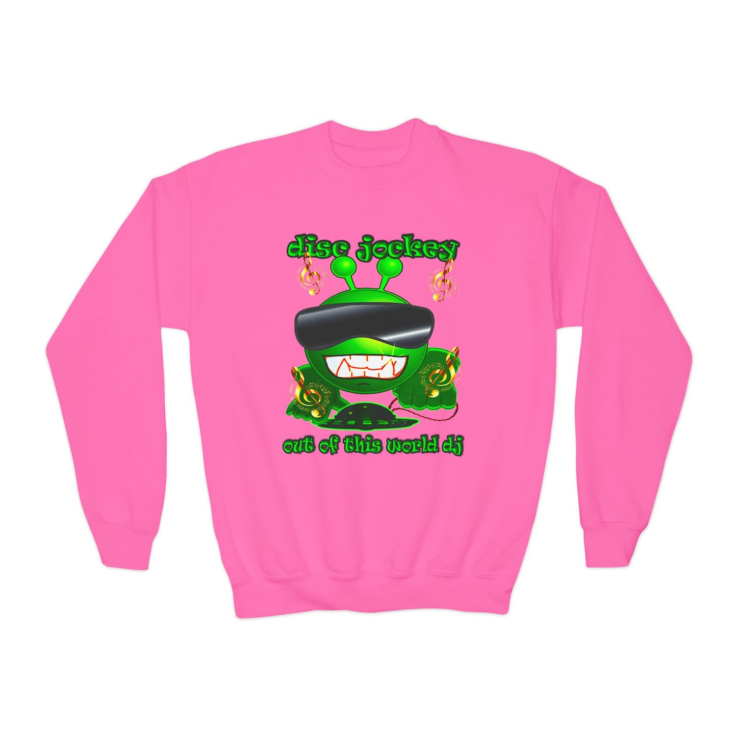 disc jockey - Youth Crewneck Sweatshirt