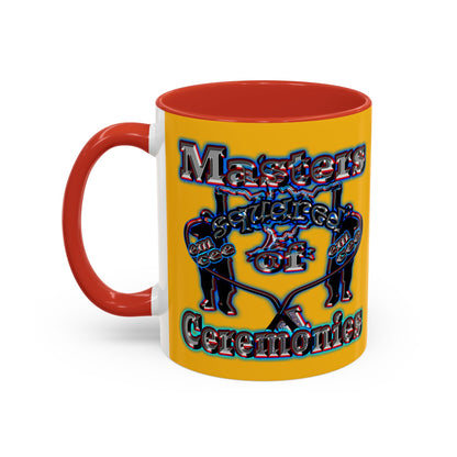 em cee squared - Accent Mug (yellow)