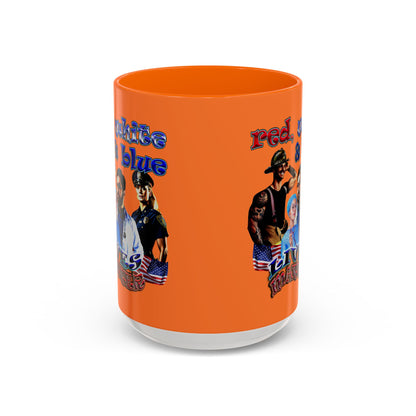 rw&b lives matter - Accent Mug (crusta)