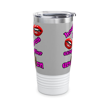 hoes b4 bros - Ringneck Tumbler, 20oz (light grey)