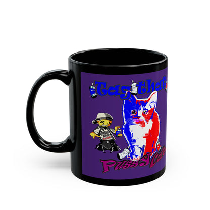 tag that - Black Mug (purple)
