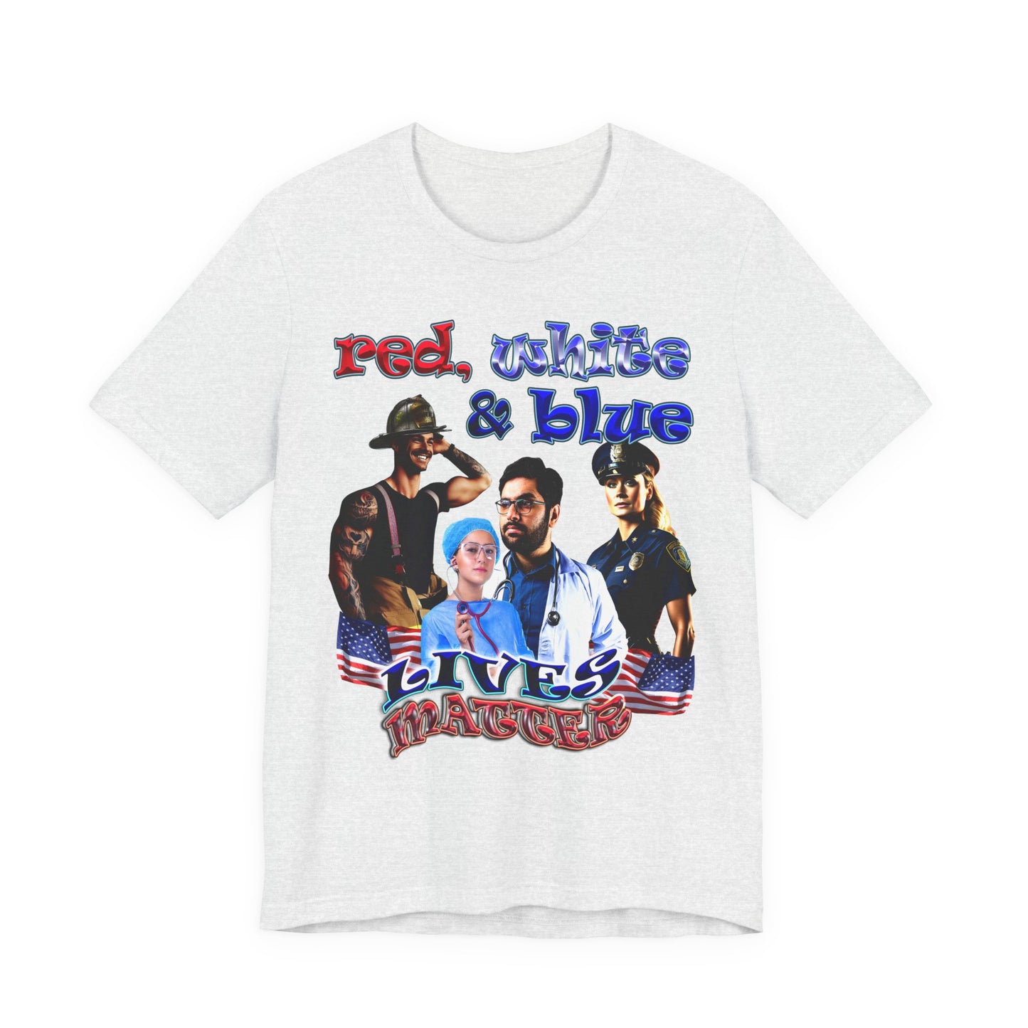 rw&b lives matter - Unisex Jersey Short Sleeve Tee