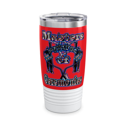 em cee squared - Ringneck Tumbler, 20oz (red)