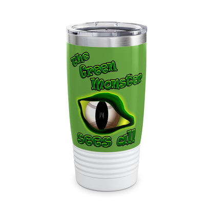 green monster - Ringneck Tumbler, 20oz (green)