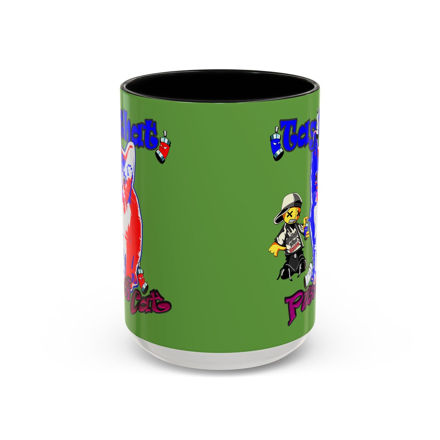 tag that - Accent Mug (green)