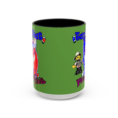 tag that - Accent Mug (green)